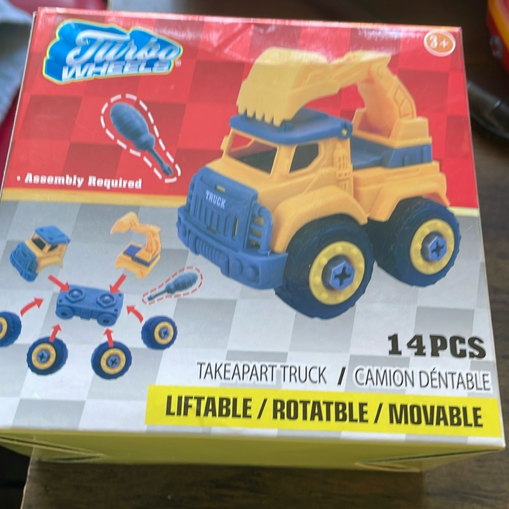 Turbo Wheels Takeapart Truck Children toy Age 3 & up